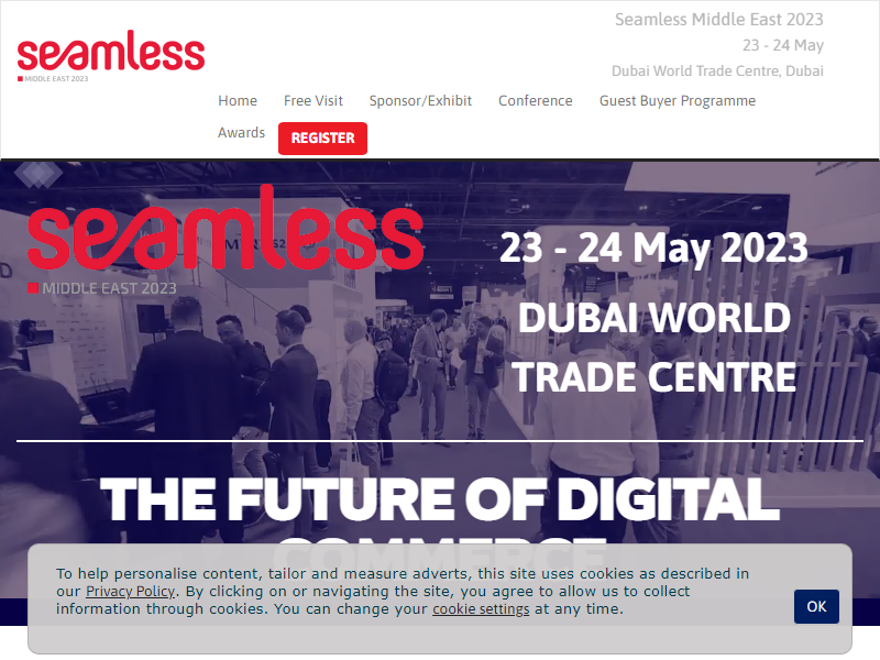 SEAMLESS MIDDLE EAST 2023 World Trade Show Navi