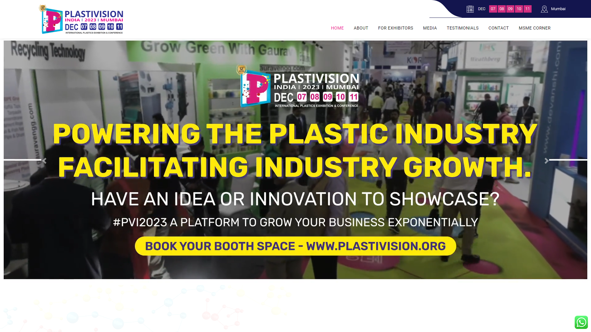 PLASTIVISION INDIA 2023 | World Trade Show Navi