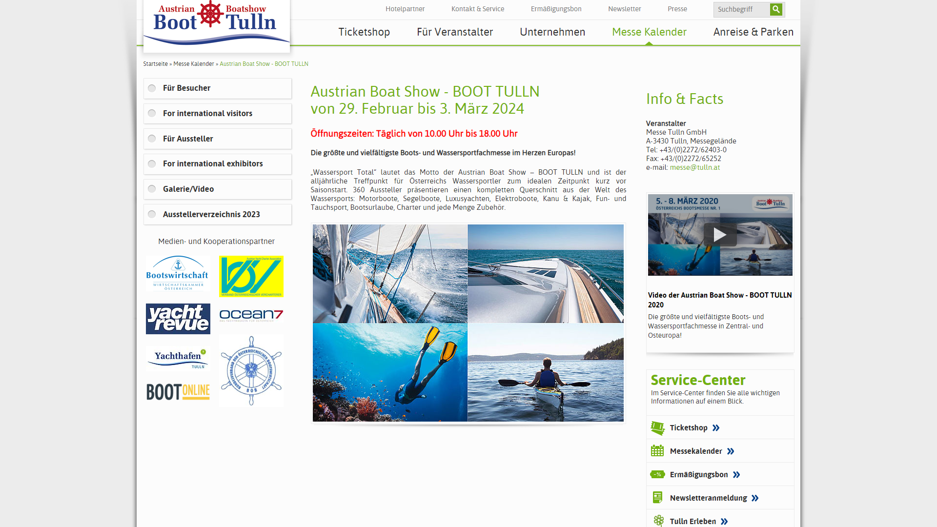 BOOT TULLN 2024 | World Trade Show Navi