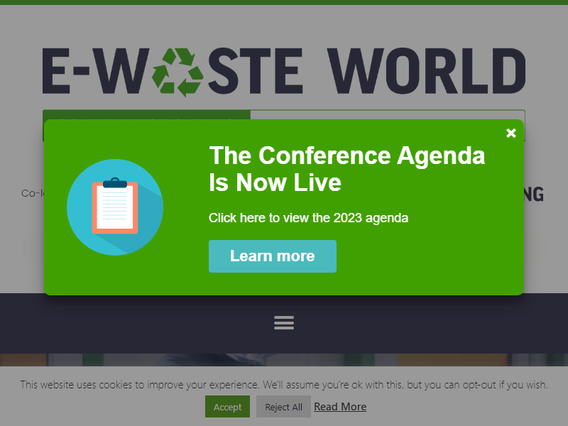 EWASTE WORLD CONFERENCE & EXPO 2023 World Trade Show Navi
