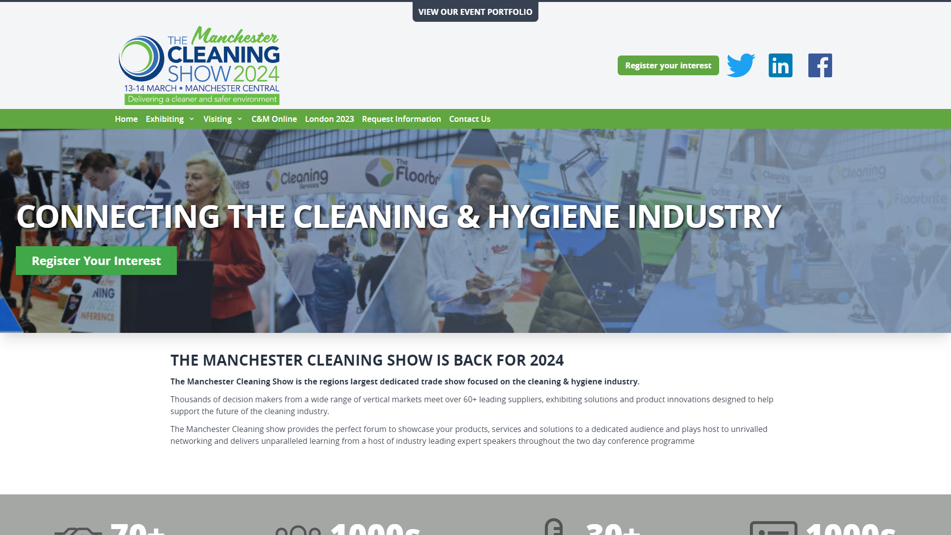 THE CLEANING SHOW 2024 World Trade Show Navi