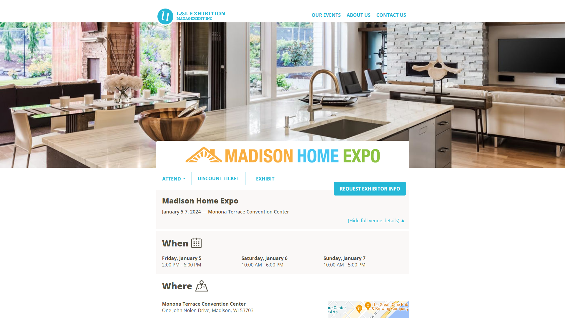 MADISON HOME EXPO 2024 World Trade Show Navi