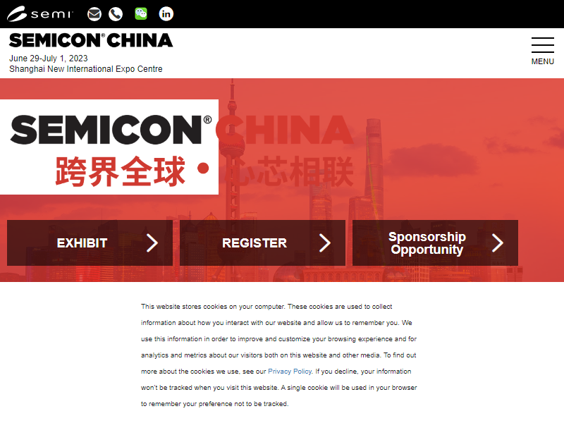 SEMICON CHINA 2023 | World Trade Show Navi