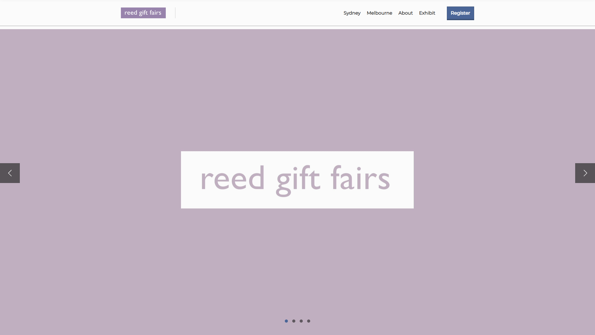 REED GIFT FAIRS SYDNEY 2024 World Trade Show Navi