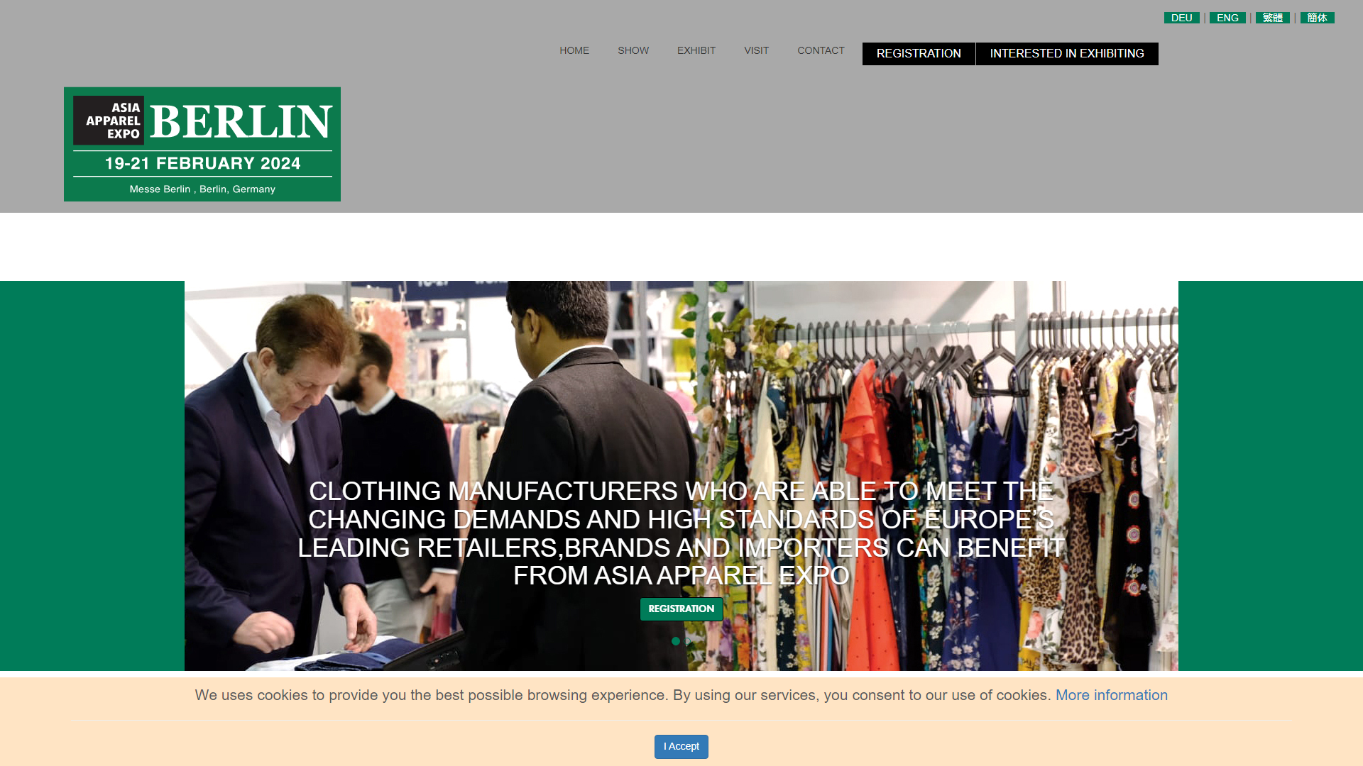 ASIA APPAREL EXPO 2024 World Trade Show Navi