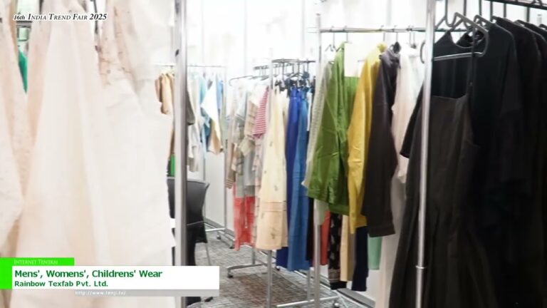 [16th India Trend Fair Tokyo 2025] Men’s, Women’s, Children’s Wear – Rainbow Texfab Pvt. Ltd.
