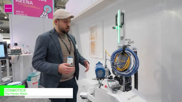 The Painter Robot – CONBOTICS [DOMOTEX 2026- Home of Flooring & Interior Finishing]