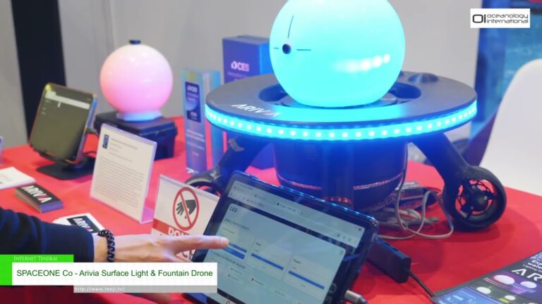 Arivia Surface Light & Fountain Drone – SpaceoneCo [Oi 2026 – Oceanology International]