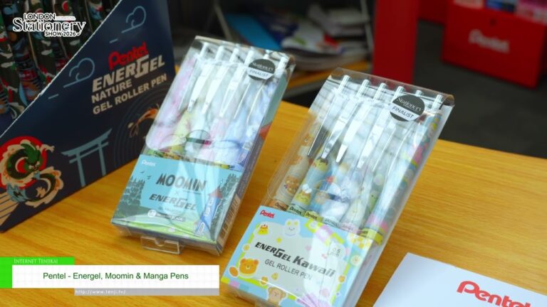 Energel, Moomin & Manga pens – Pentel [LONDON INTERNATIONAL STATIONERY SHOW 2026]