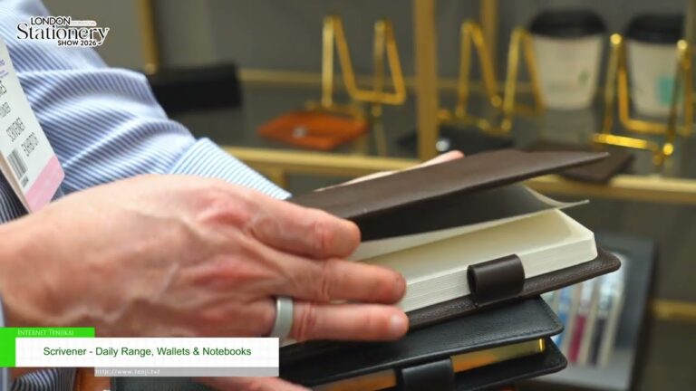 Daily Range, Wallets & Notebooks – Scrivener [LONDON INTERNATIONAL STATIONERY SHOW 2026]