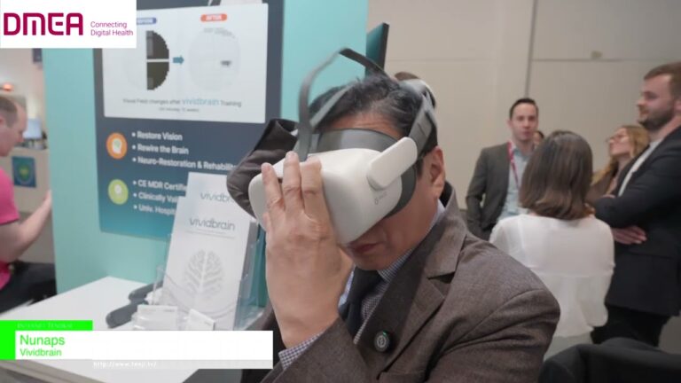 Vividbrain, Visual Perceptual Learning Digital Therapy for Visual Field Defects – Nunaps [DMEA 2026 – Time to Connect Digital Health]