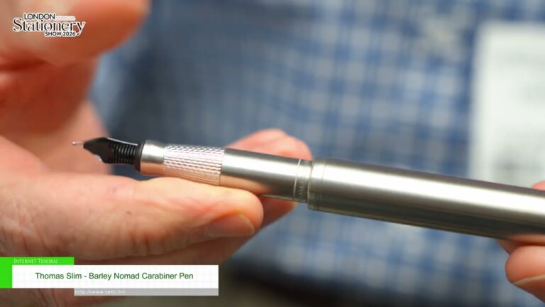 Barley Nomad Carabiner Pen – Thomas Slim [LONDON INTERNATIONAL STATIONERY SHOW 2026]