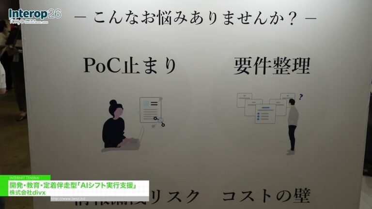 AI Shift Implementation Support With Development, Training, and Adoption Guidance – divx [Interop Tokyo 2026]
