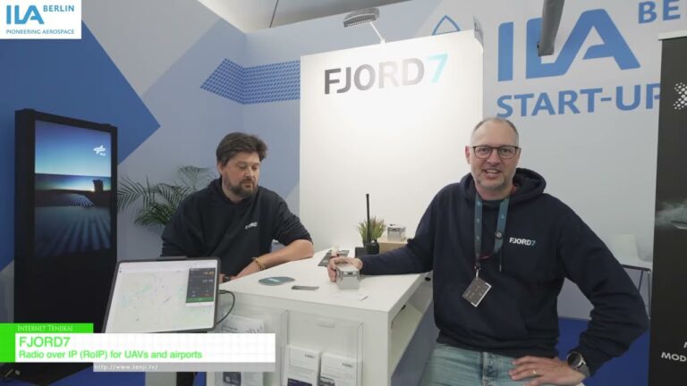 Radio over IP (RoIP) for UAVs and airports – FJORD7 [ILA Berlin 2026]