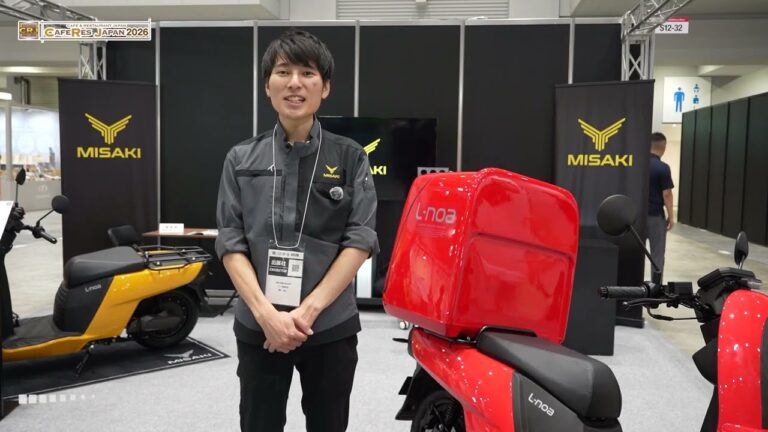 Business-Use Electric Motorcycle L-noa – Misaki [CAFERES JAPAN 2026]