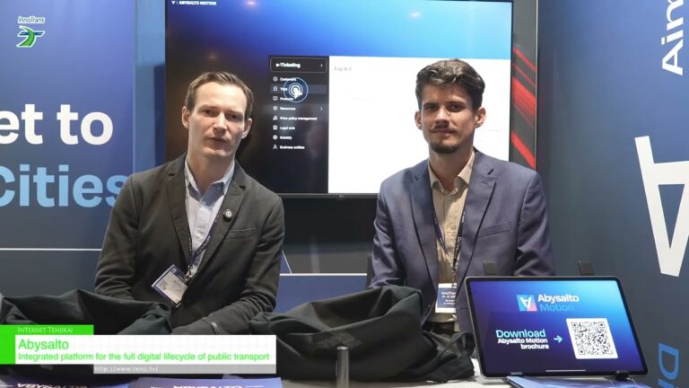 Integrated public transport lifecycle platform – Abysalto [InnoTrans 2026]