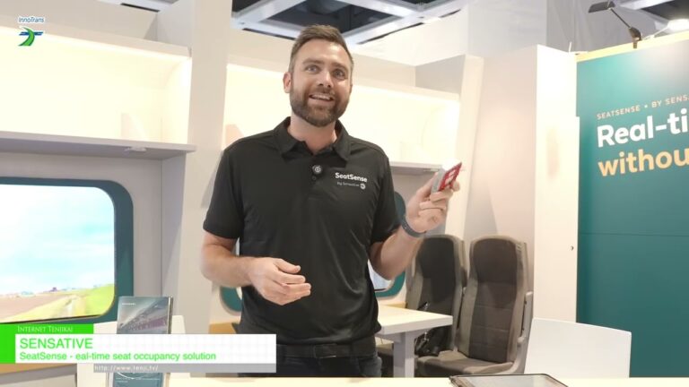 SeatSense real-time seat occupancy solution – SENSATIVE [InnoTrans 2026]